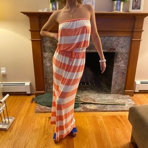 J.Crew Strapless Maxi Dress Size XS.